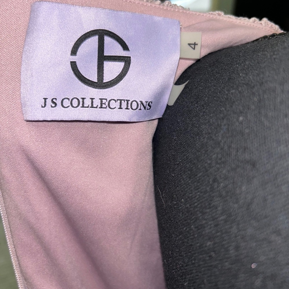 JS Collections Arabella Pink Purple Size 4 Gown Formal Evening - Picture 9 of 9